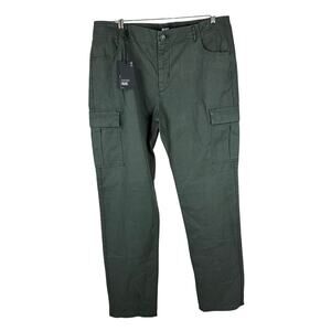 Paige Ronin Tapered Sateen Cargo Pants Shaded Glen Men's Size 38 New With Tag